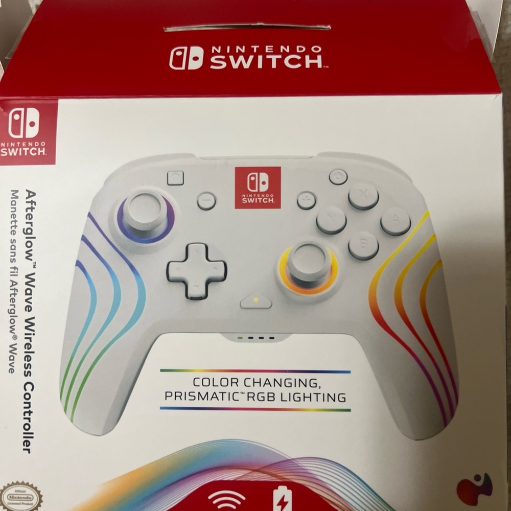 Nintendo White Pro Controller Sleek Design